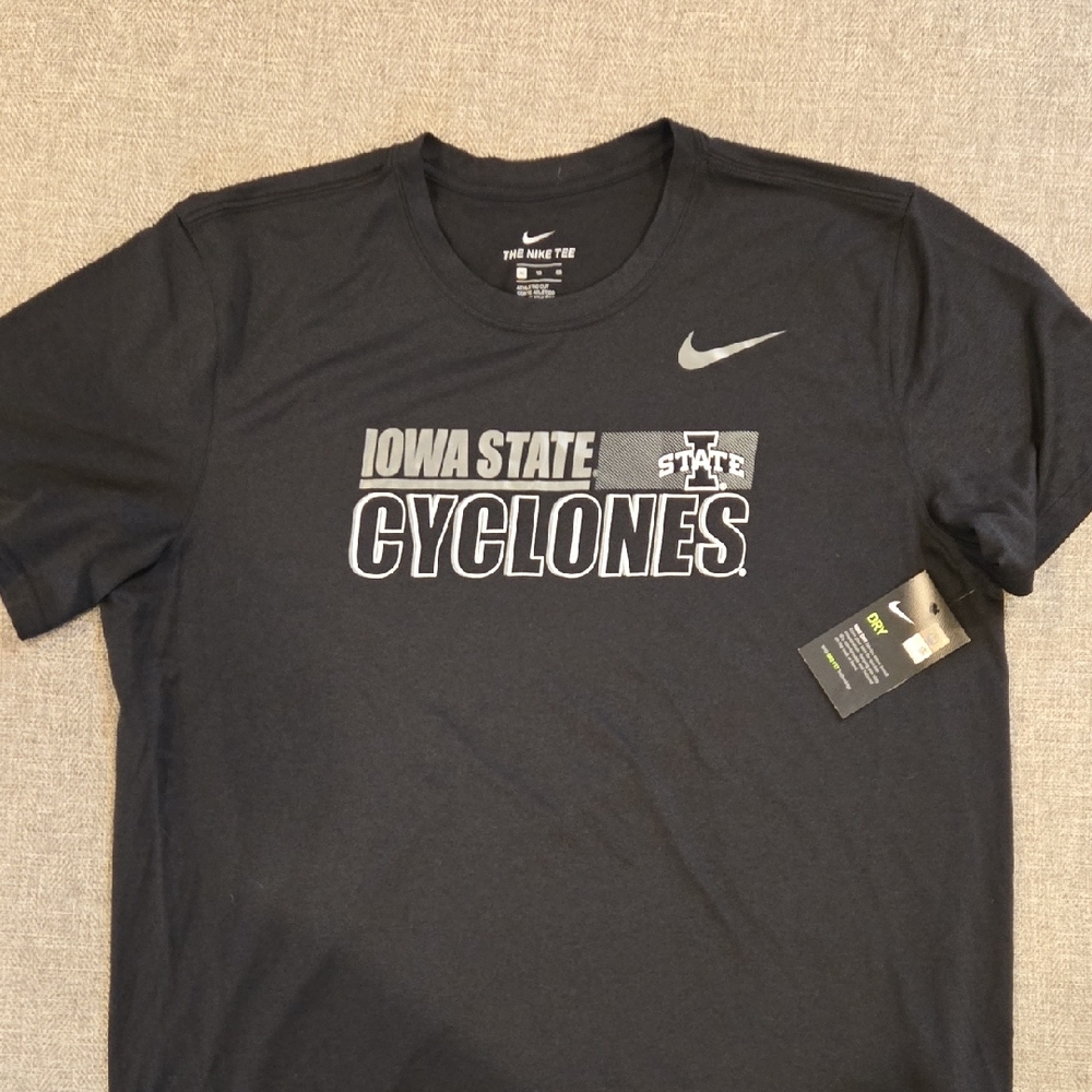 Nike Black Iowa State Cyclones Logo Tee